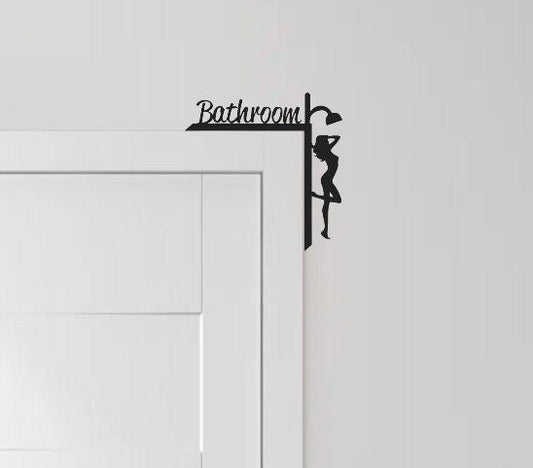 Bathroom/Showering Door Topper / Door Trim Corners / Airbnb31