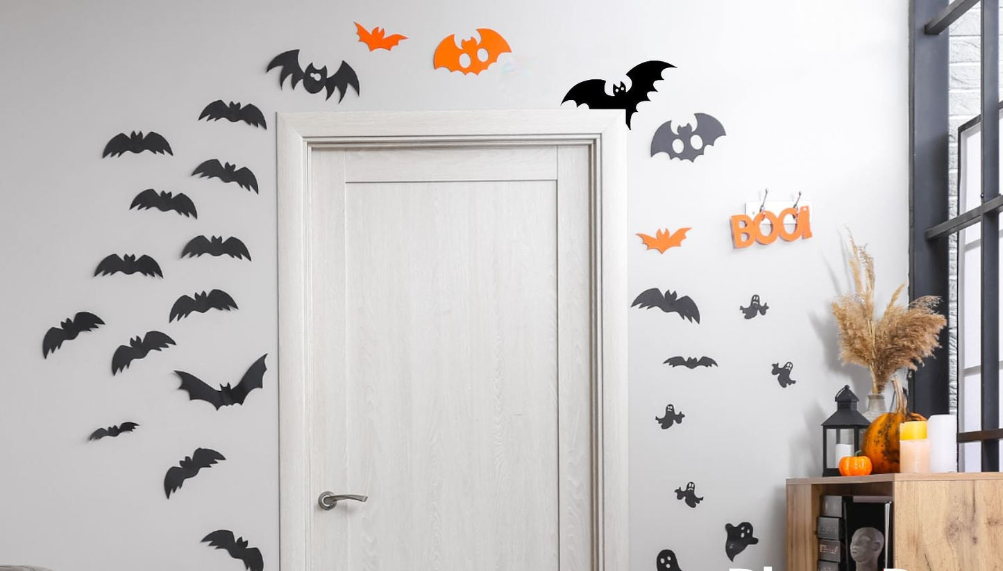 Spooky Bat Door Topper/ Bat Cat Door Topper/Door Corner/Door Trim85