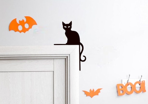 Spooky Cat | Black Cat Door Topper28