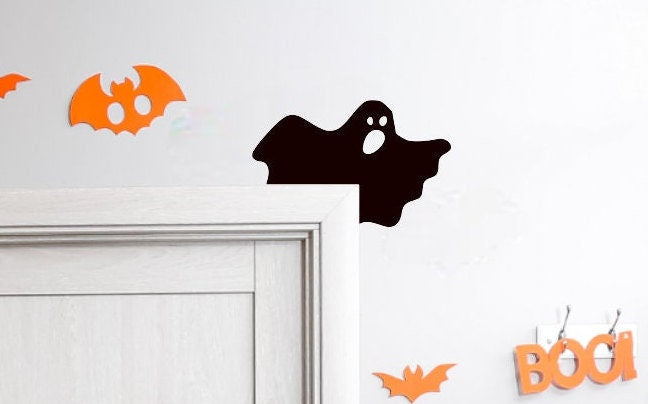 Halloween Decorative Holiday Door Trim Corners - Monsters, Witch, Mummy, Ghosts, Skeleton | Ghost Decoration187