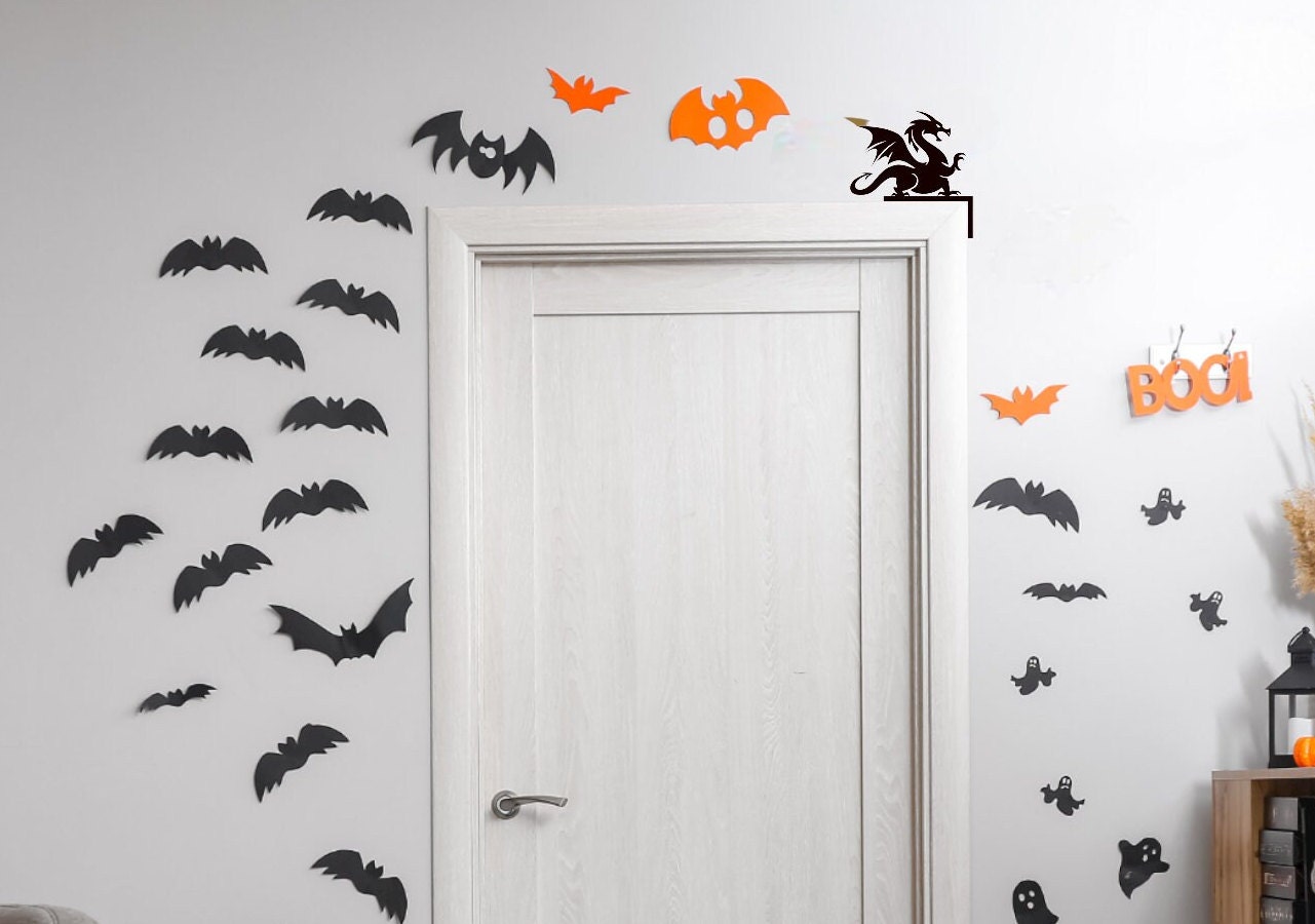 Dragon Door Topper | Door Trim Corners | Dracaris | Draconis | Halloween | Monster25