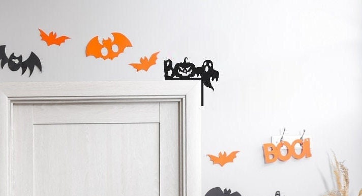 Halloween Decorative Holiday Door Trim Corners - Monsters, Witch, Mummy, Ghosts, Skeleton and more / Cemetery / Walking Dead / Zombies52