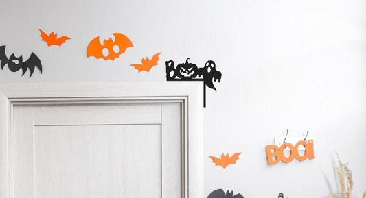 Halloween Decorative Holiday Door Trim Corners - Monsters, Witch, Mummy, Ghosts, Skeleton and more / Cemetery / Walking Dead / Zombies52